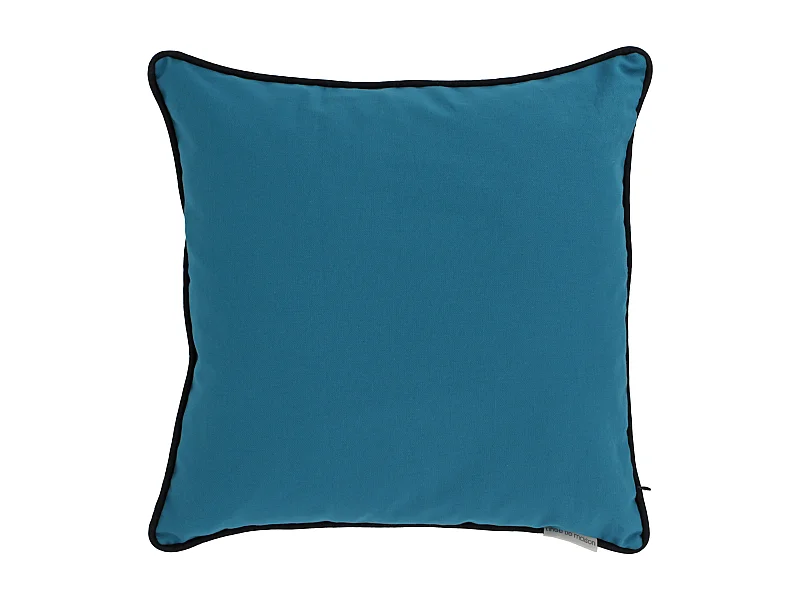 Housse de coussin 45x45 cm MONTSEGUR bleu Prusse