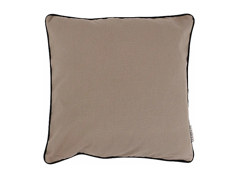 Housse de coussin 45x45 cm MONTSEGUR marron Tourterelle