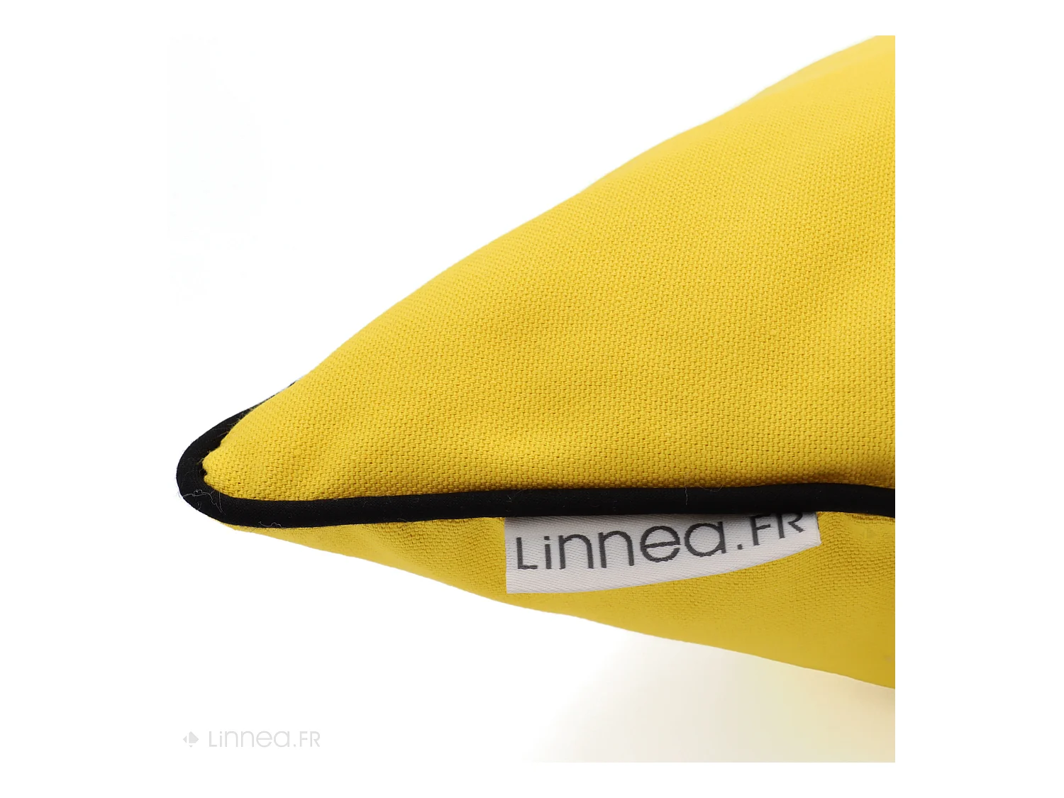 Housse de coussin 45x45 cm MONTSEGUR jaune Curcuma