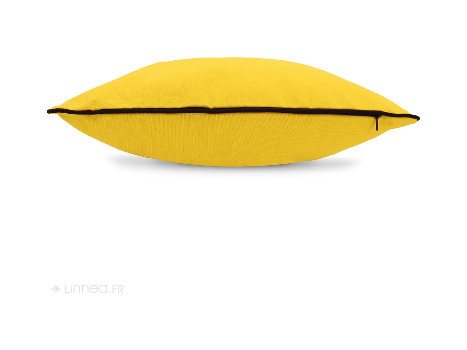 Housse de coussin 45x45 cm MONTSEGUR jaune Curcuma