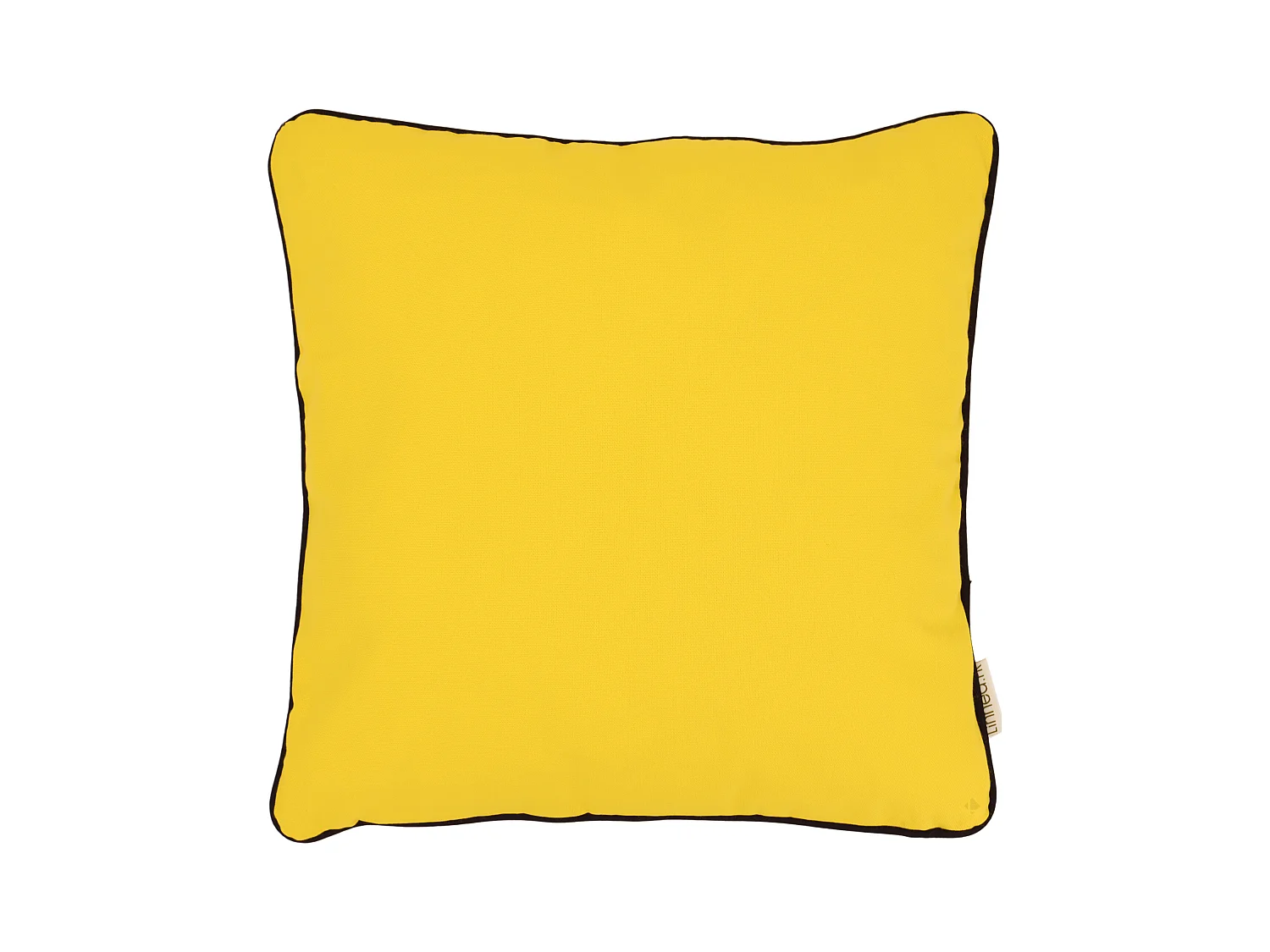 Housse de coussin 45x45 cm MONTSEGUR jaune Curcuma