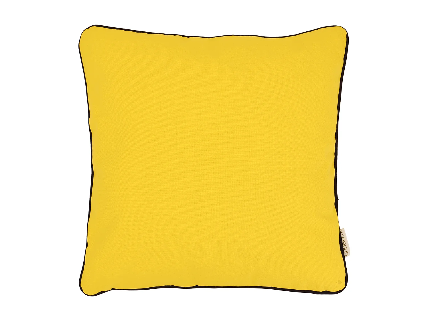 Housse de coussin 45x45 cm MONTSEGUR jaune Curcuma