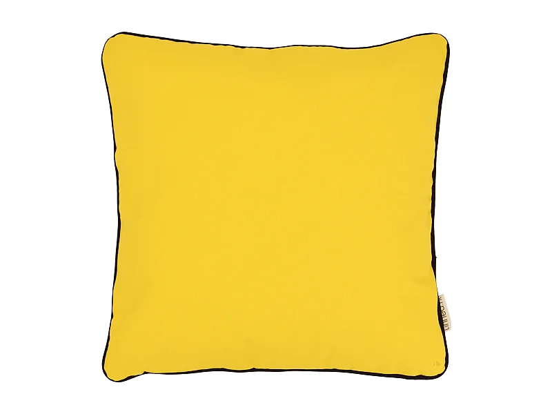 Housse de coussin 45x45 cm MONTSEGUR jaune Curcuma