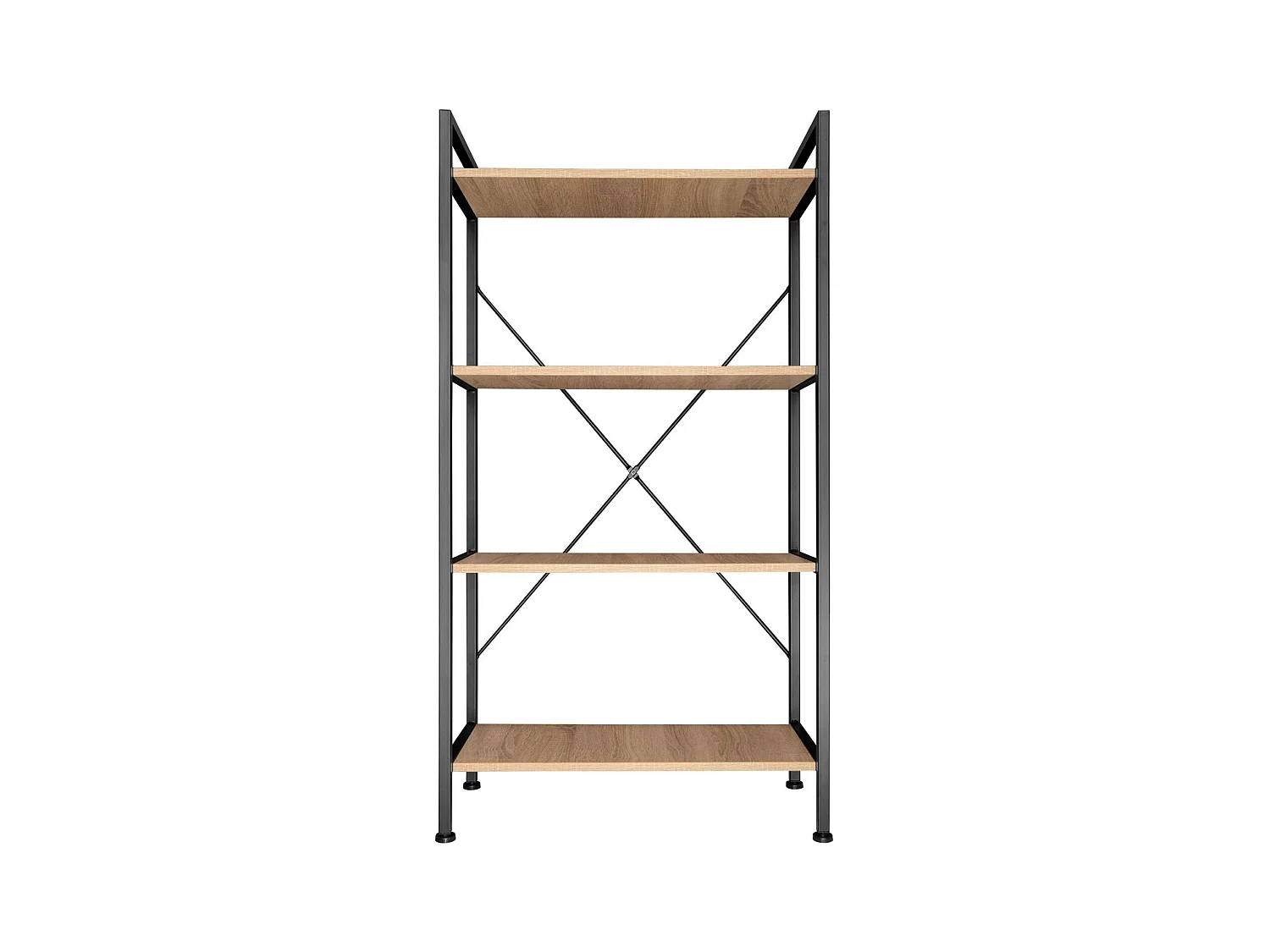 Grande étagère bibliothèque au beige 67.5 x 31.5 x 121.5 cm 08_0000279