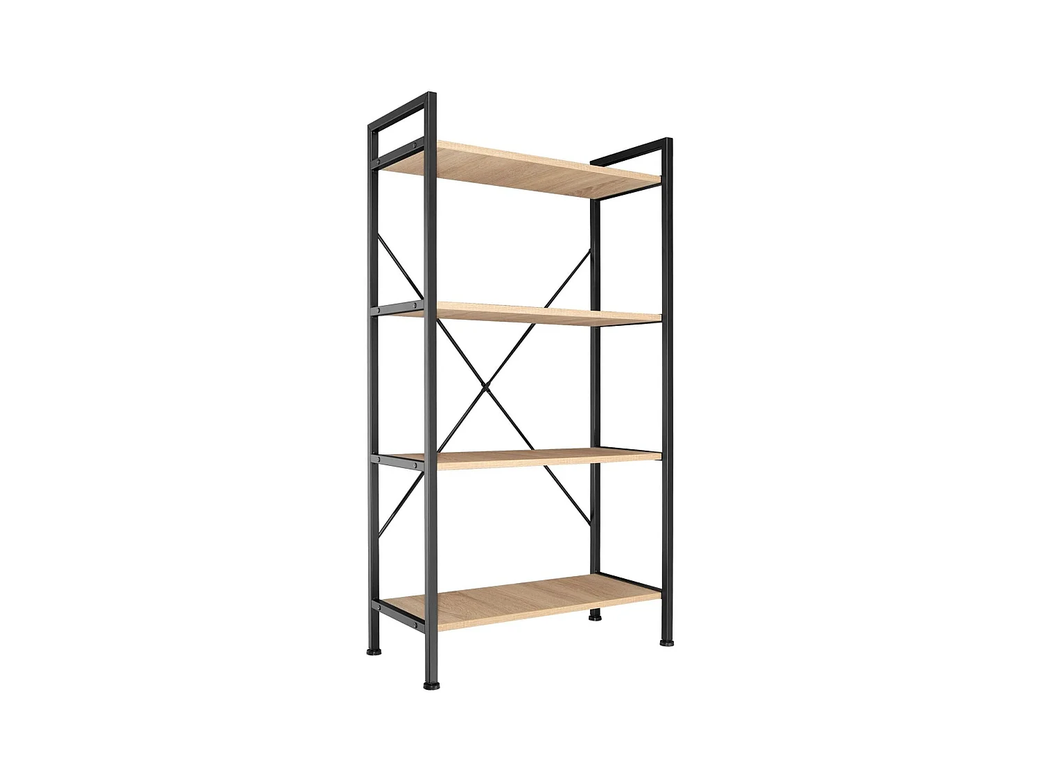 Grande étagère bibliothèque au beige 67.5 x 31.5 x 121.5 cm 08_0000279