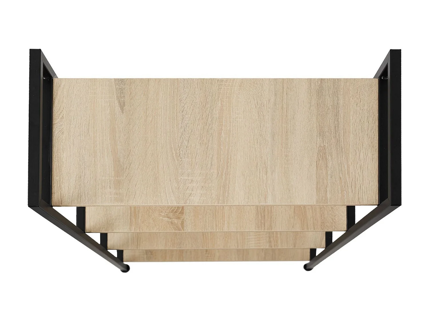 Librería grande de estilo industrial/vintage 4 niveles 1215 cm beige 08_0000279