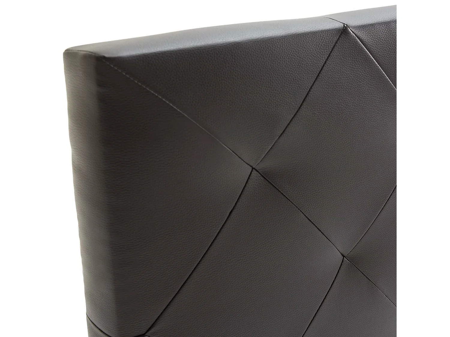 Cabecero tapizado Rombo 160x115 cm Chocolate, Acolchado con Espuma, 8 cm de Grosor