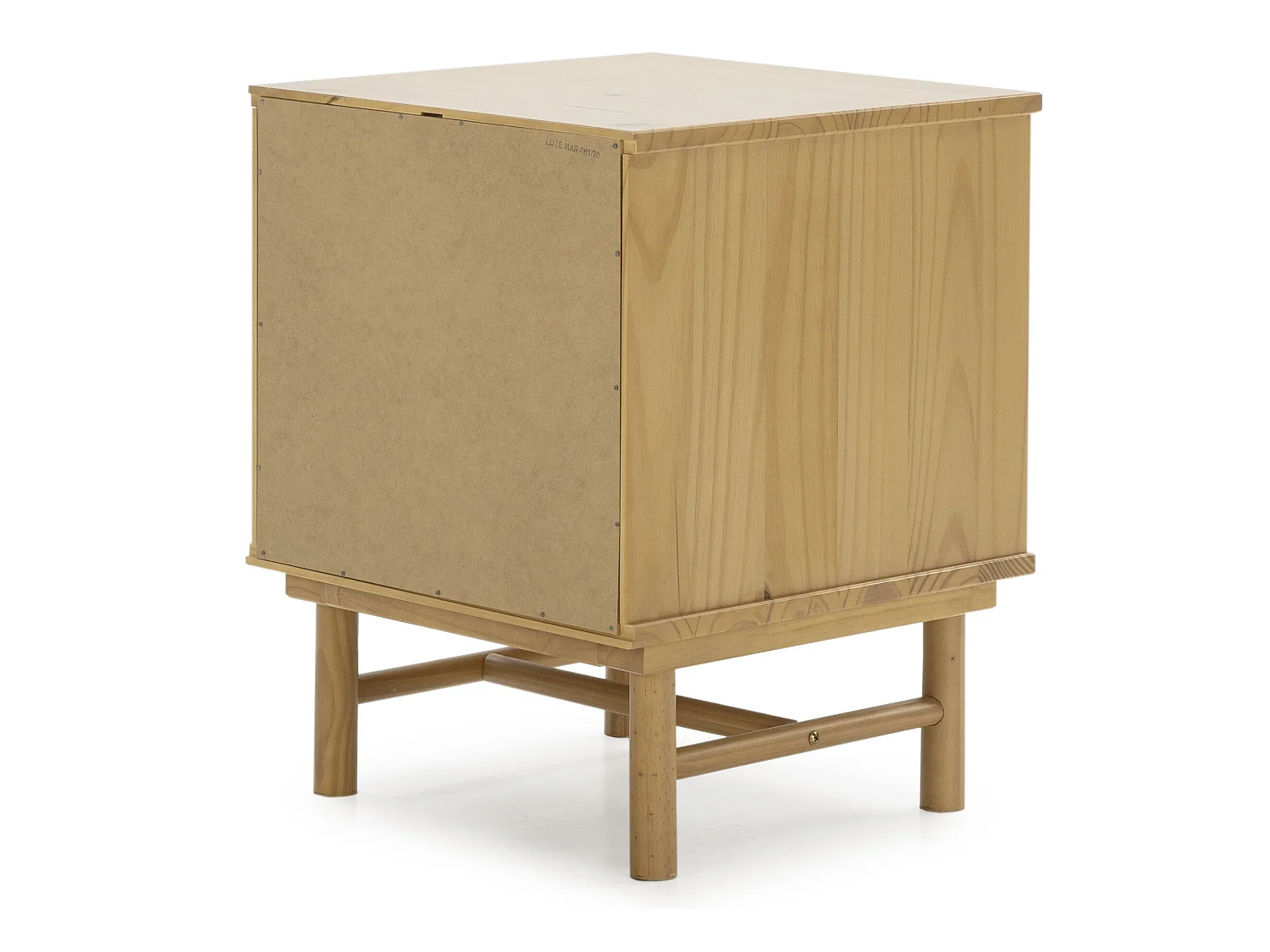 Comodino Magnus 1 cassetto, legno massello, 40 cm (larghezza) 40 cm (profondità) 52 cm (altezza)