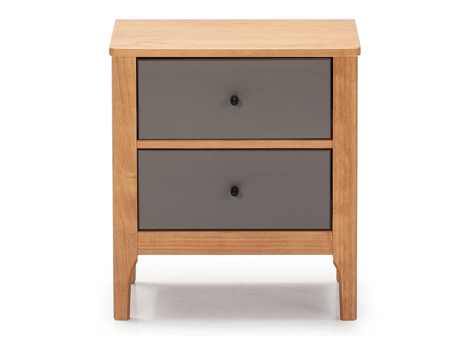 Nachttisch Luca 2 Schubladen Eiche farbe