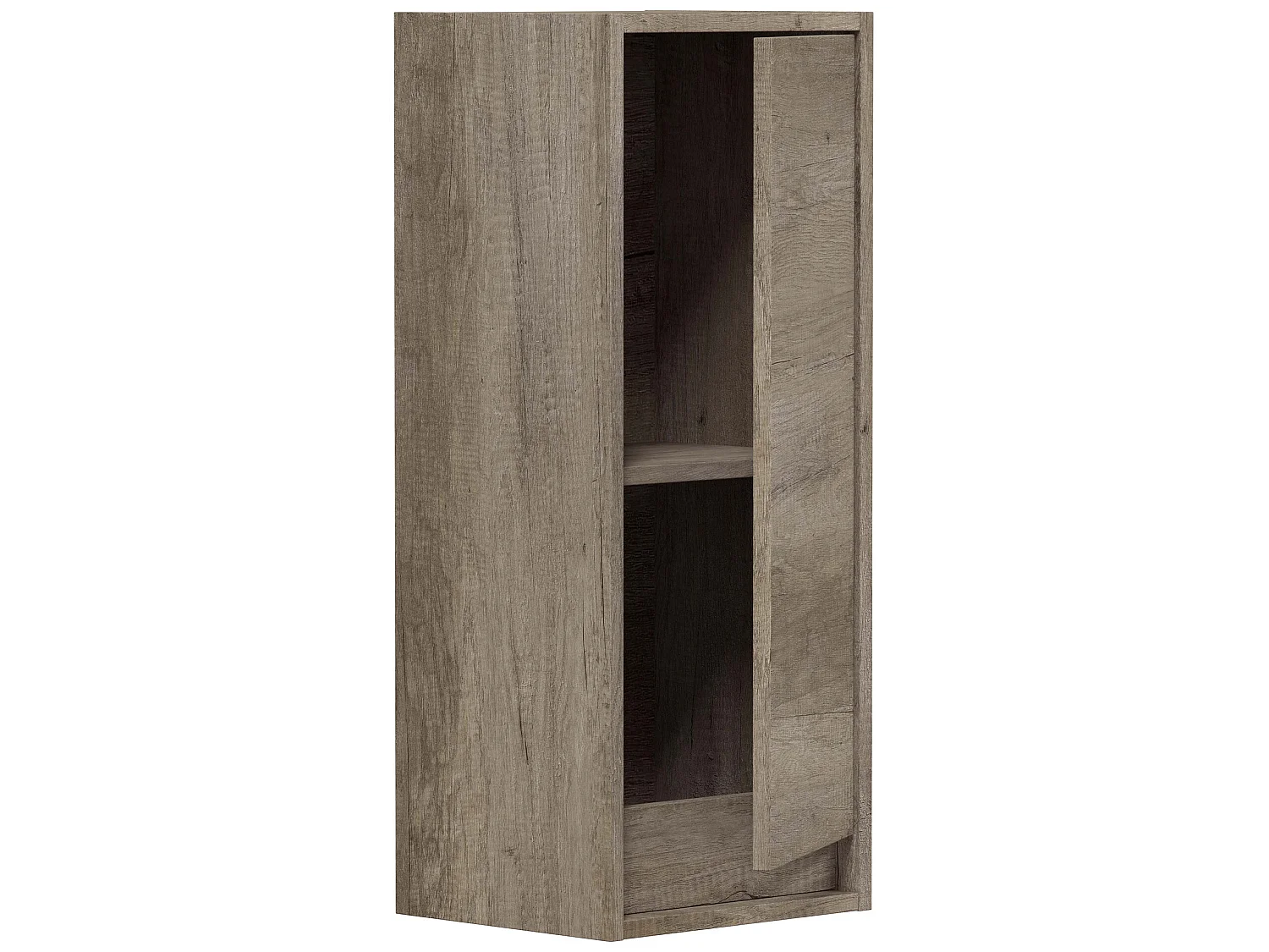 Armario de baño Devin 1 Puerta, Acabado en Color Nordik