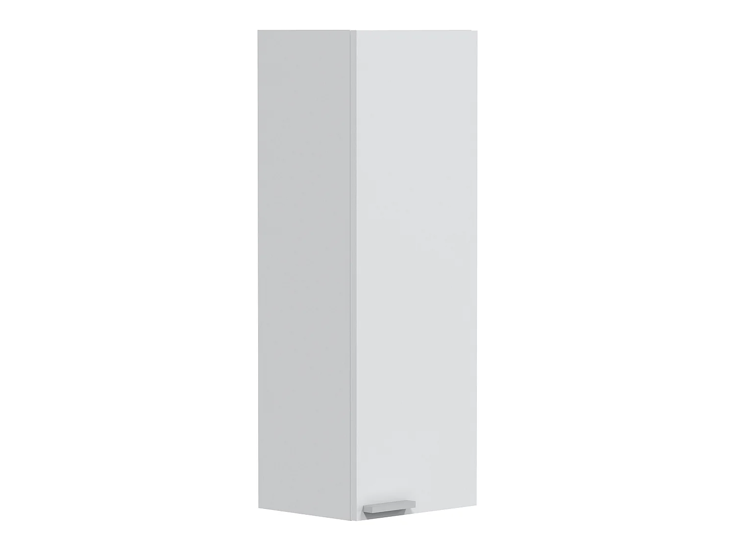 Armario de baño Levis 1 Puerta, Acabado en Color Blanco Brillo