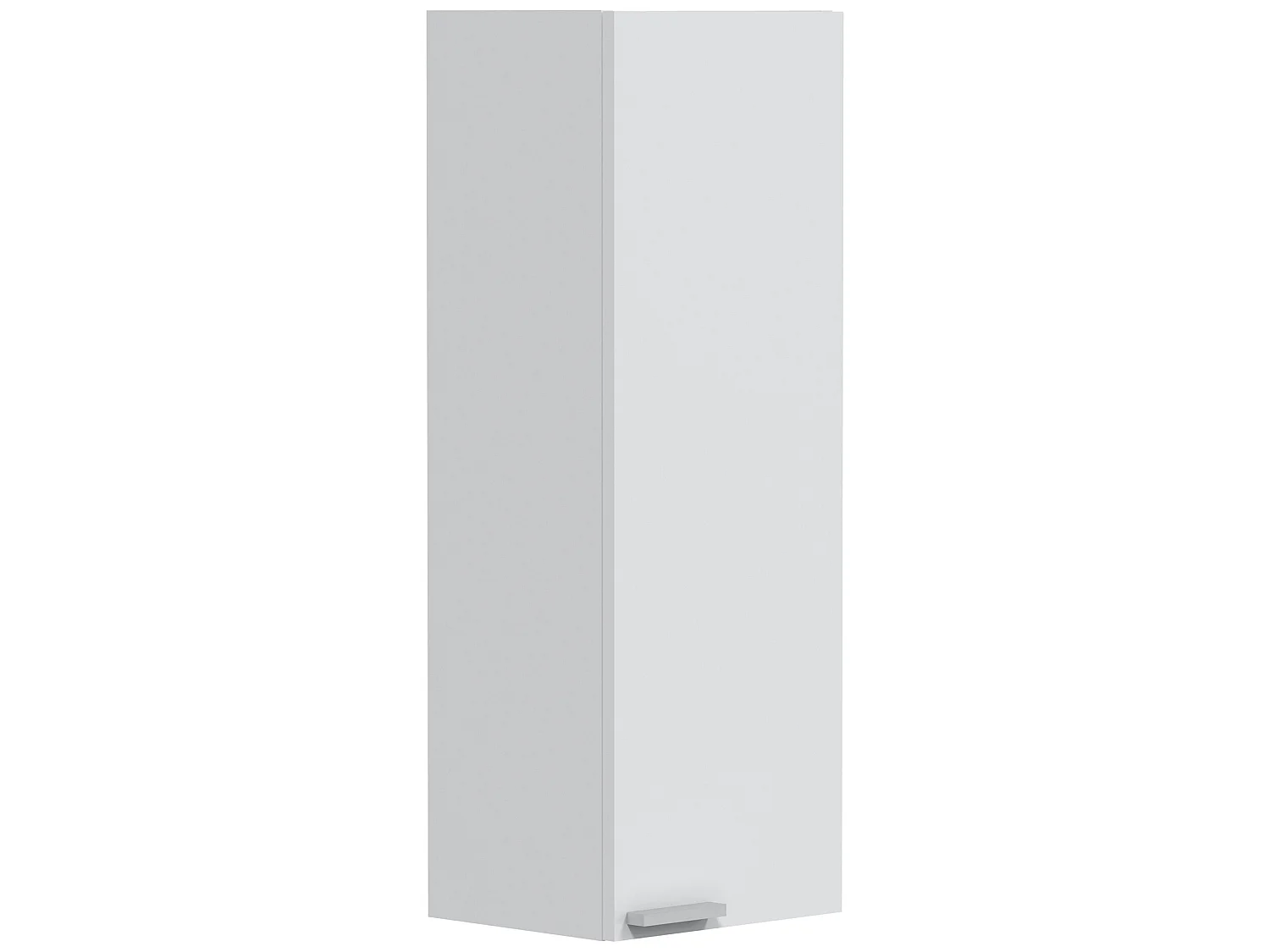 Armario de baño Levis 1 Puerta, Acabado en Color Blanco Brillo