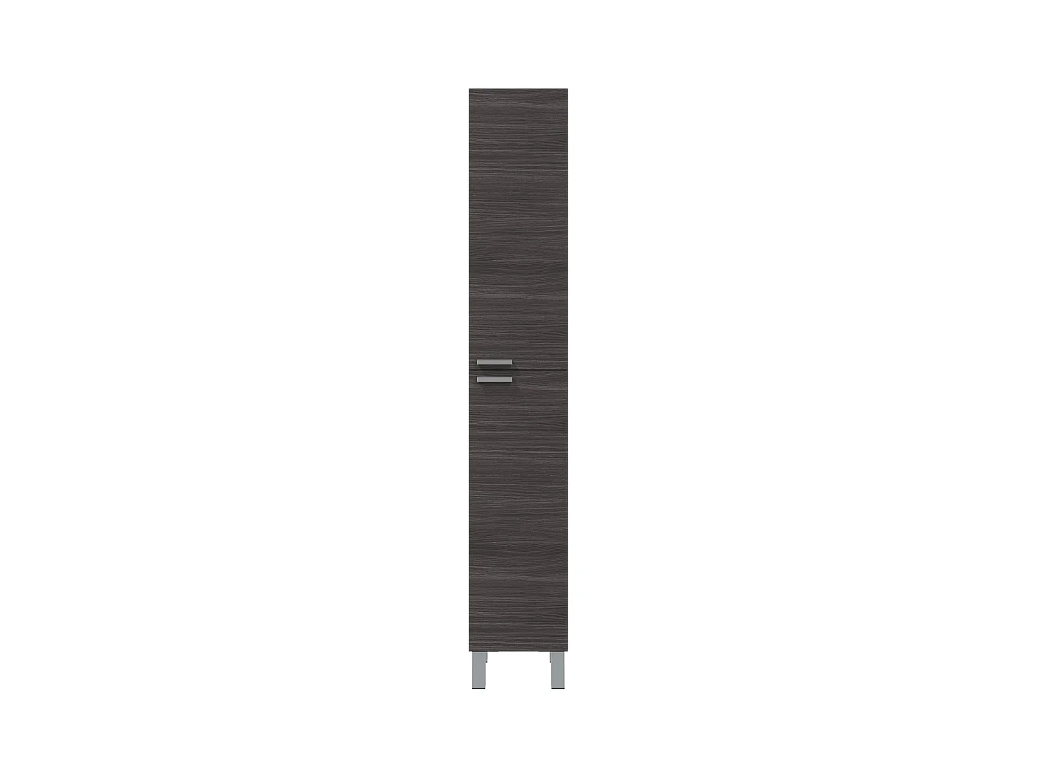 Armario de baño Levis 2 Puertas, Acabado en Color Gris Ceniza
