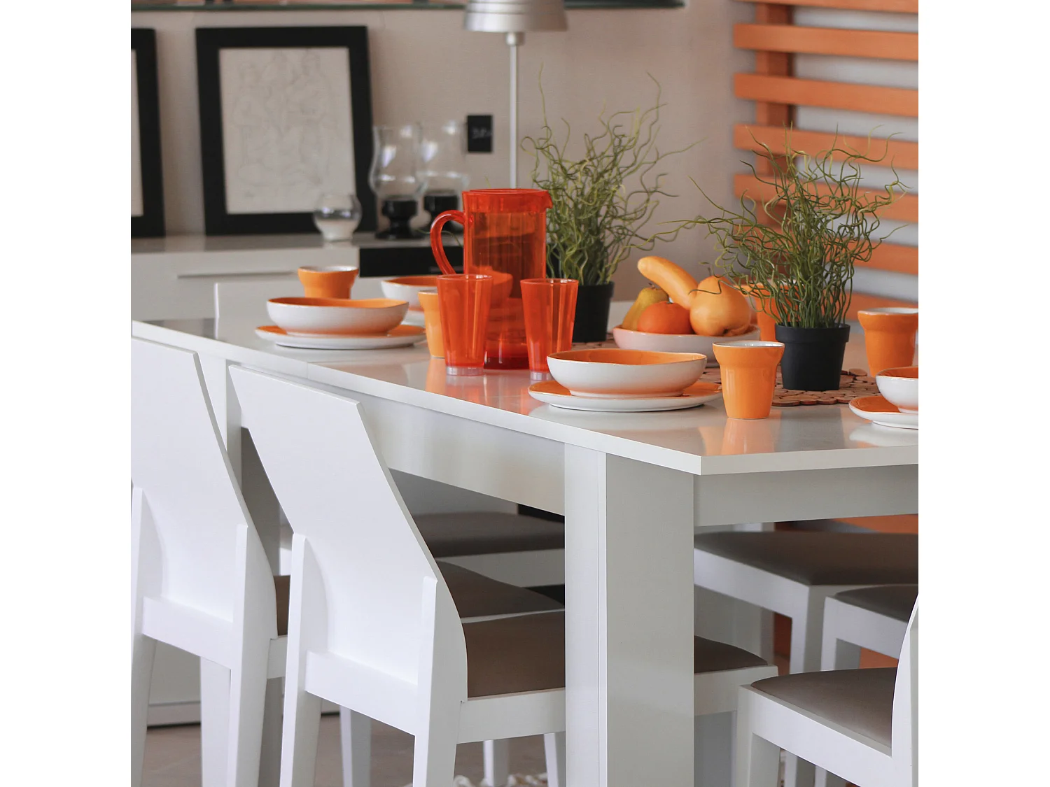 Mesa Extensible Fani Color Blanco, 140/190 (Ancho) 90 (Profundo) 78 (Altura) cm