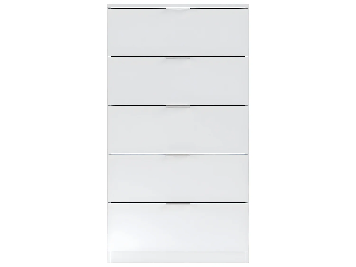 Cómoda 5 cajones Nilo Color Blanco, 60 cm (Ancho) 40 cm (Profundo) 110 cm (Altura)