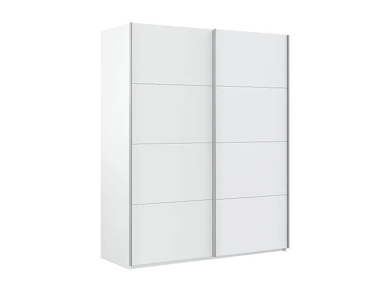 Armario ropero Aline 2 Puertas correderas Color Blanco, 150 cm Ancho 60 cm Profundo 200 cm Alto