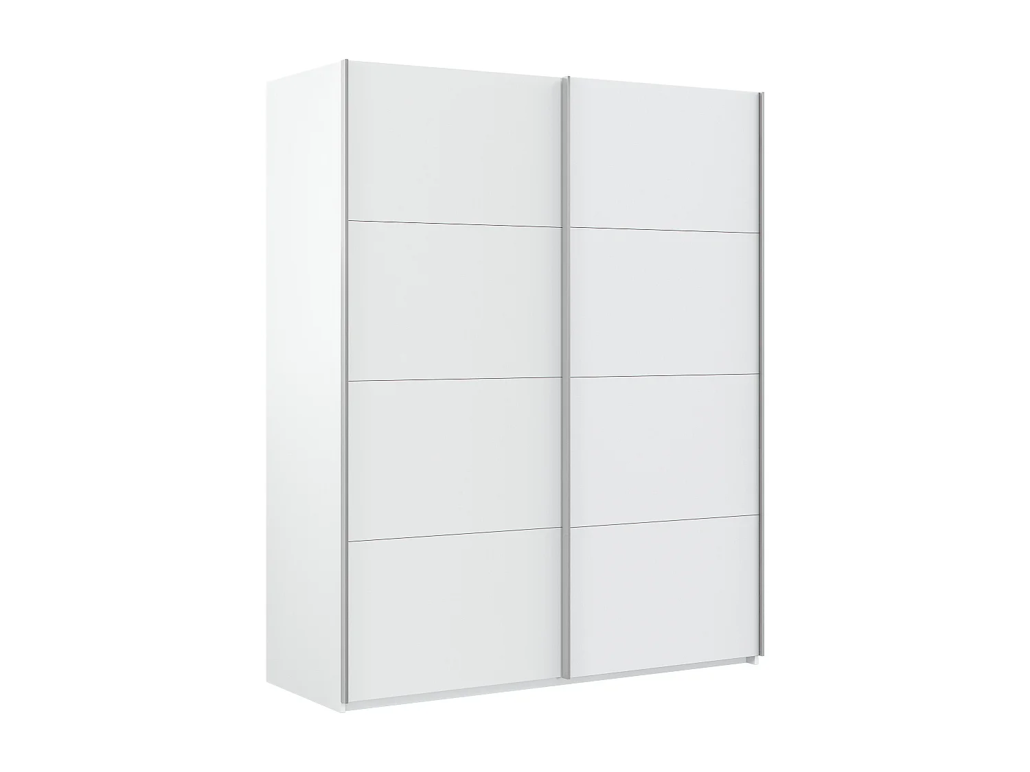 Armario ropero Aline 2 Puertas correderas Color Blanco, 150 cm Ancho 60 cm Profundo 200 cm Alto