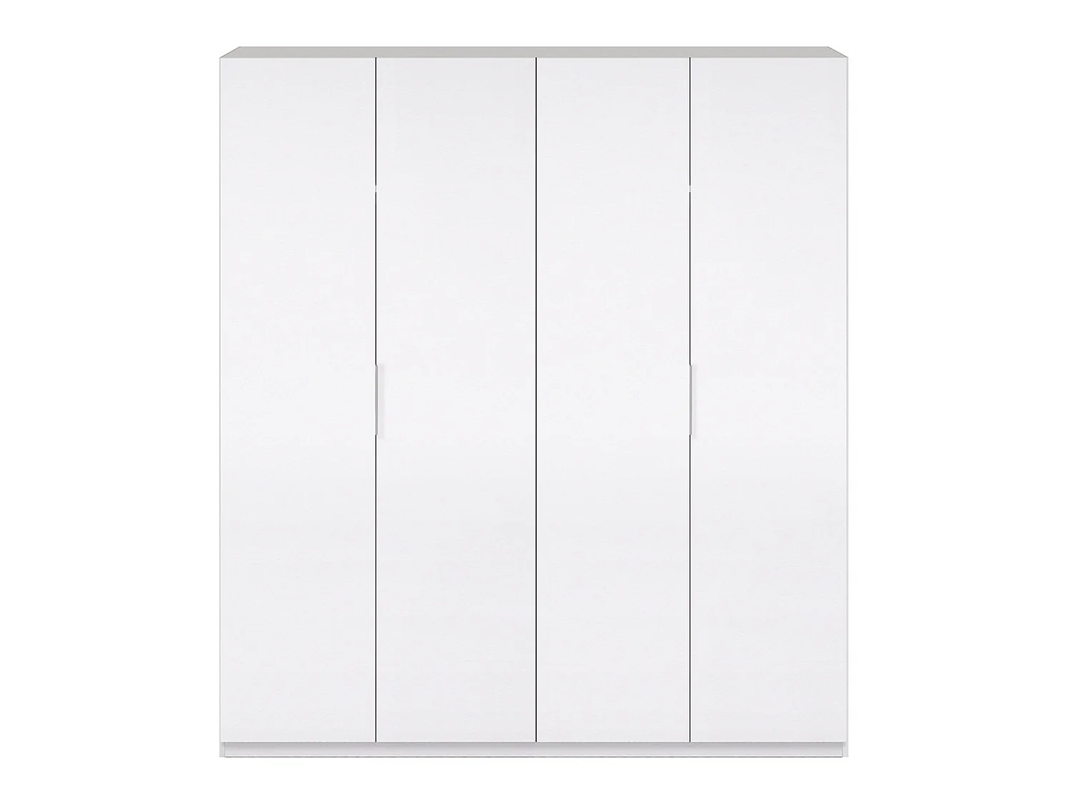 Armario ropero Madrid 4 Puertas Color Blanco Brillo, 180 cm Ancho 52 cm Profundo 200 cm Alto