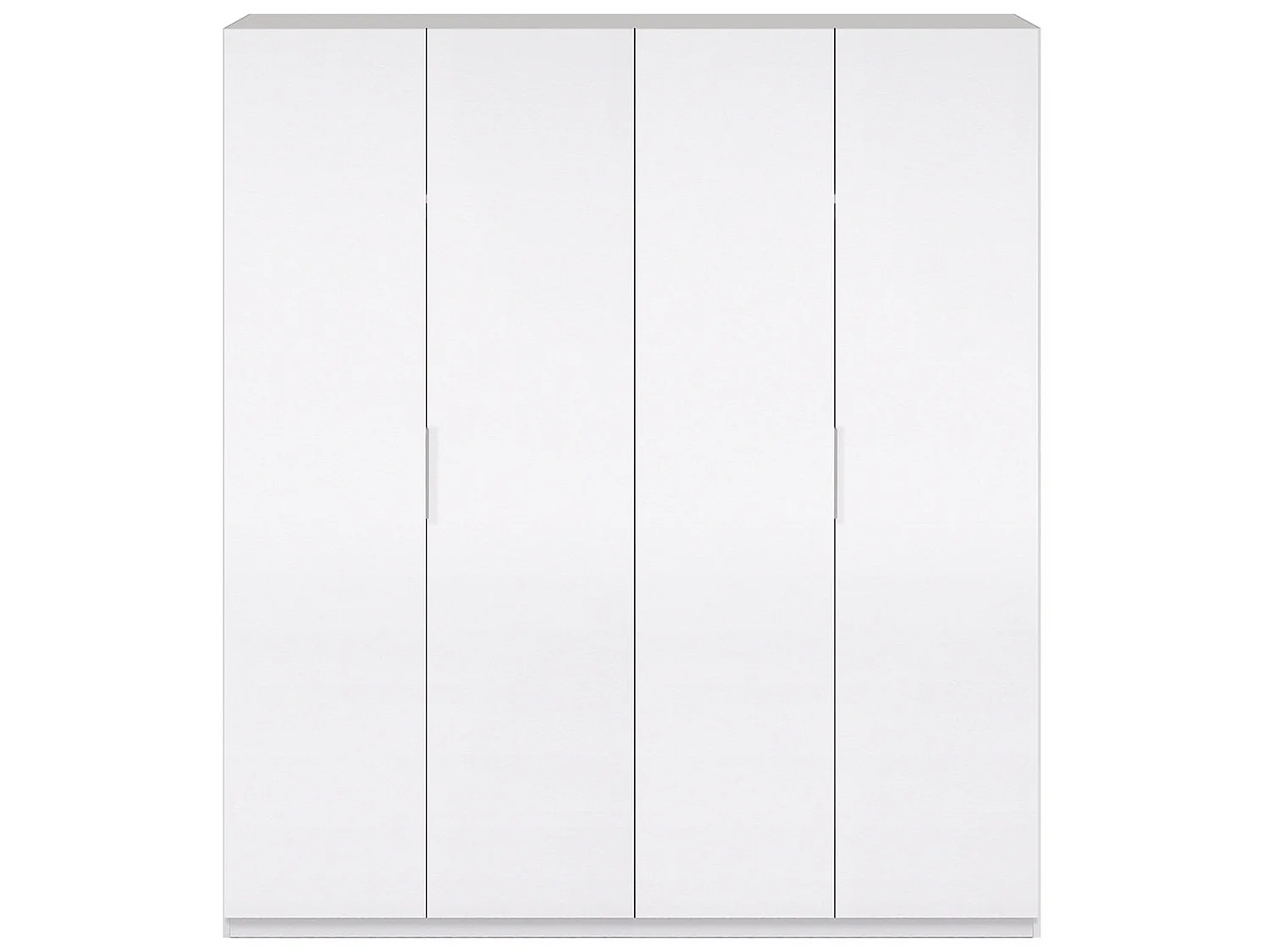 Armario ropero Madrid 4 Puertas Color Blanco Brillo, 180 cm Ancho 52 cm Profundo 200 cm Alto