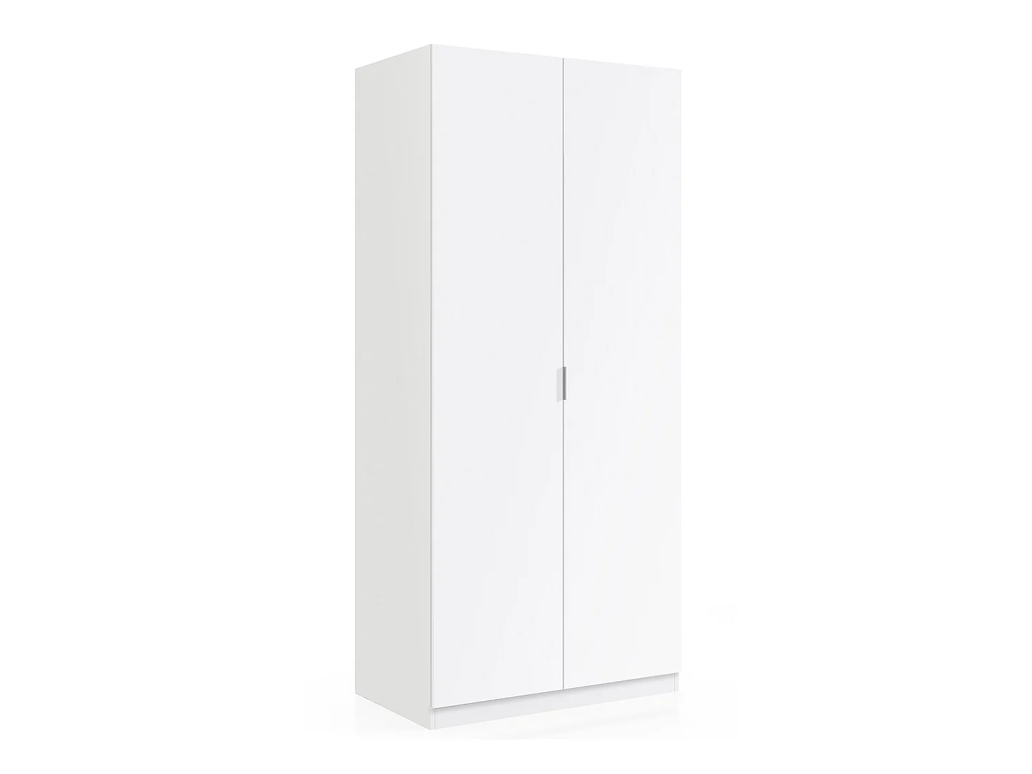 Armario ropero Nico 2 Puertas Color Blanco, 81 cm (Ancho) 52 cm (Profundo) 180 cm (Altura)