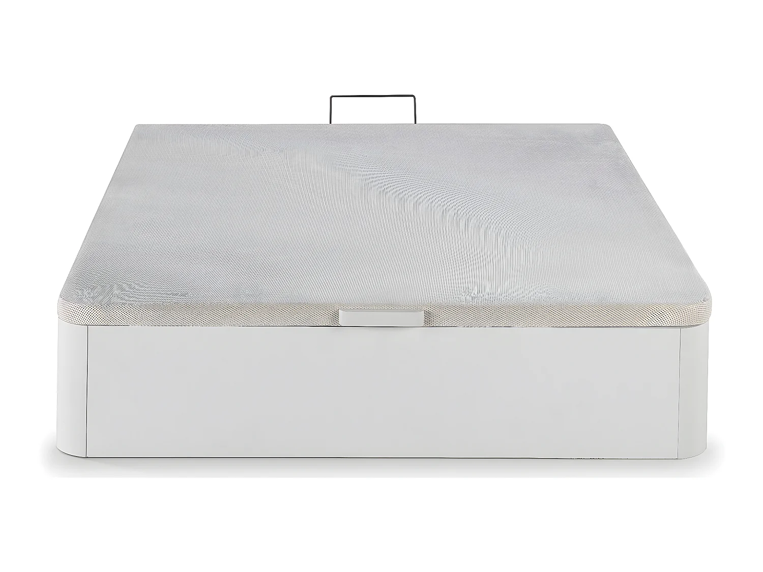 Canapé abatible 150x190 cm Gran Capacidad, Color Blanco