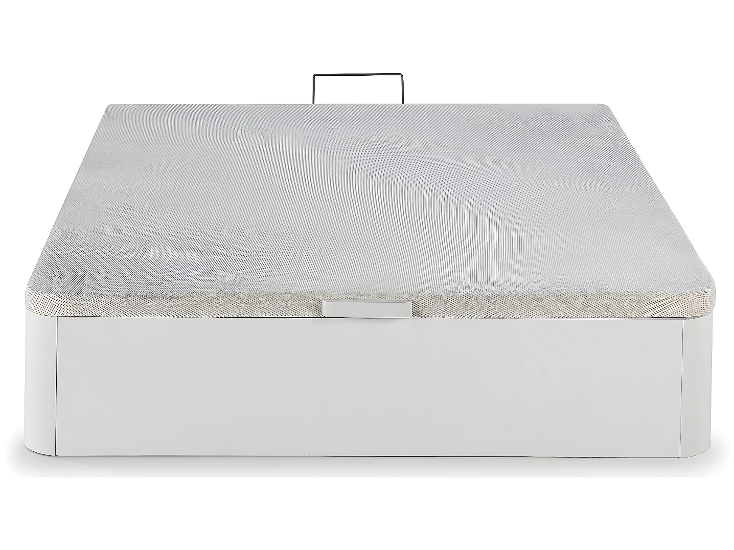 Canapé abatible 150x190 cm Gran Capacidad, Color Blanco