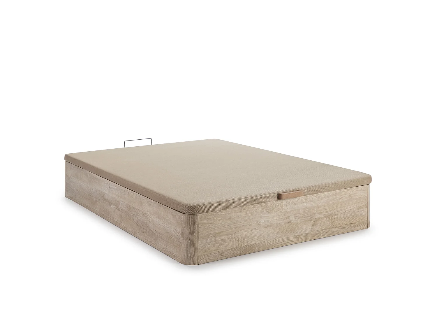 Canapé abatible 160x200 cm Gran Capacidad, Color Roble