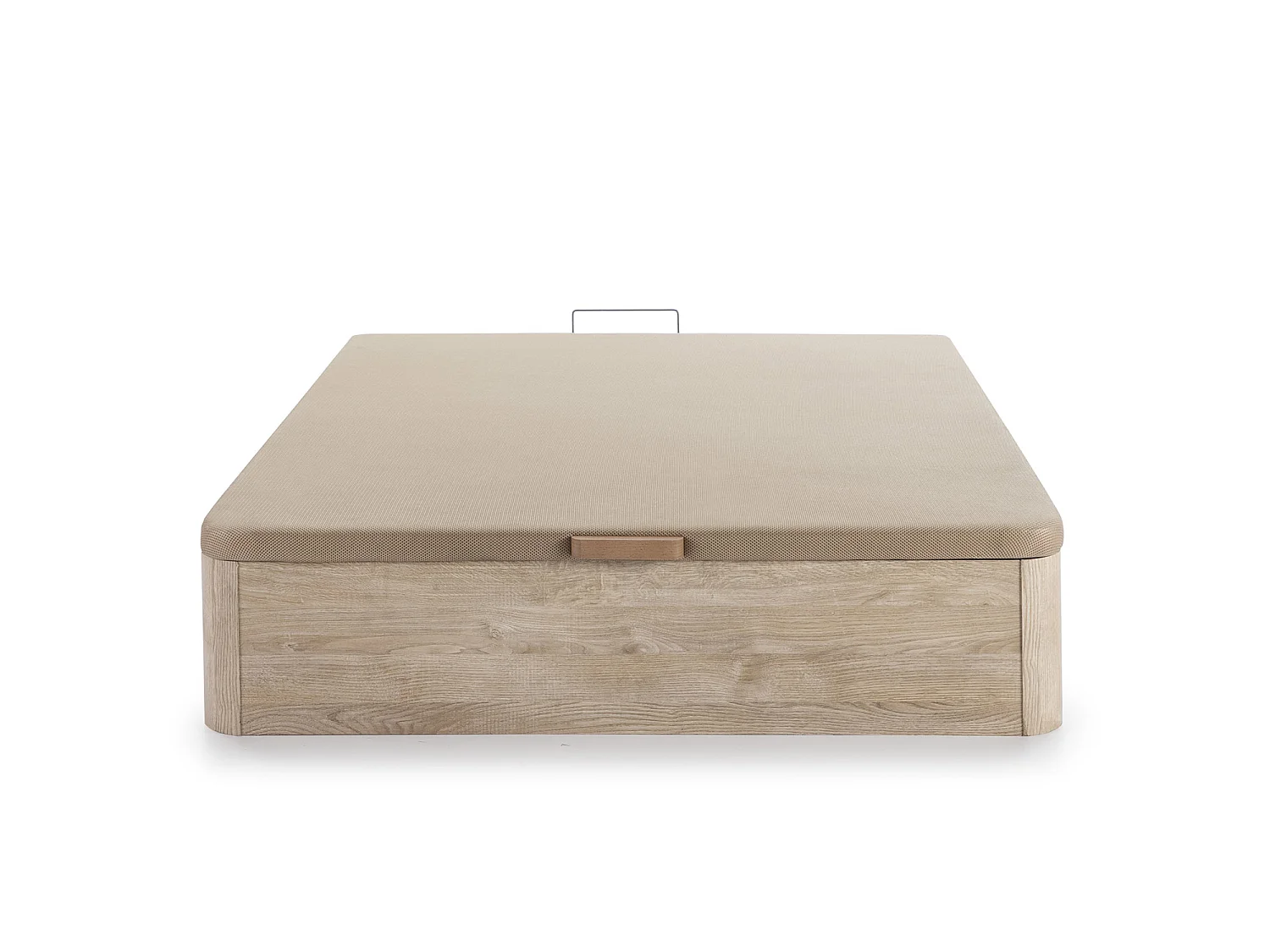 Canapé abatible 160x200 cm Gran Capacidad, Color Roble