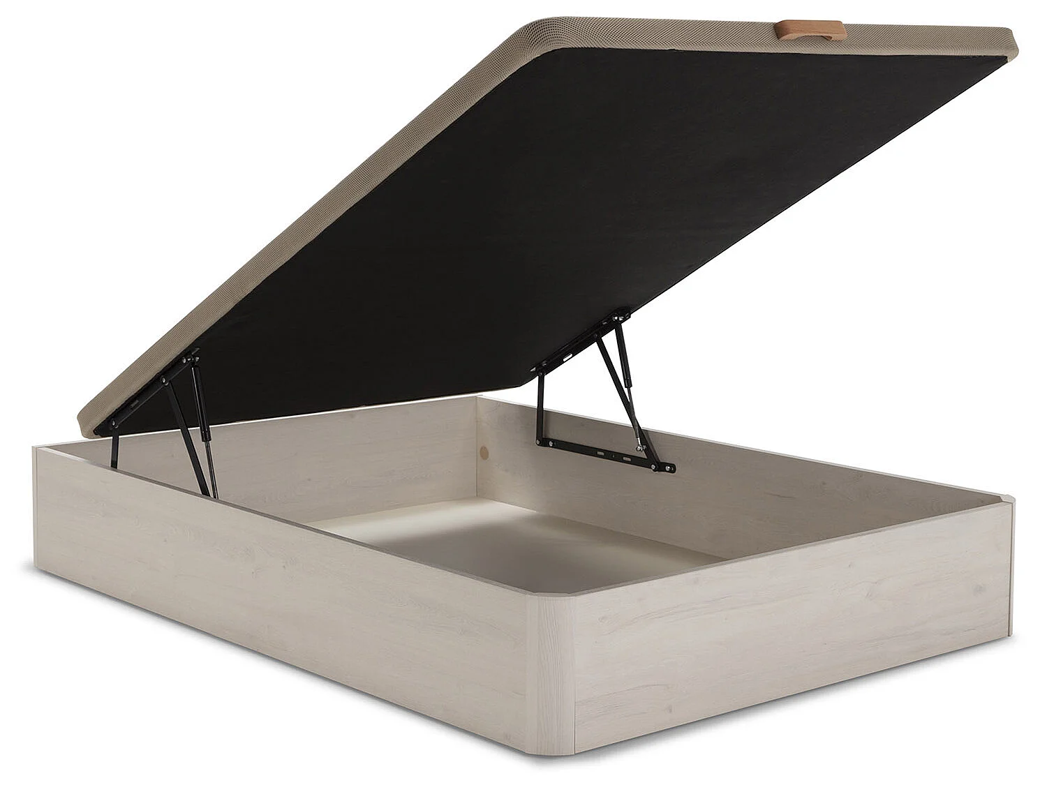 Canapé Abatible Petra 90x190 cm Blanco Nordic de Gran Capacidad
