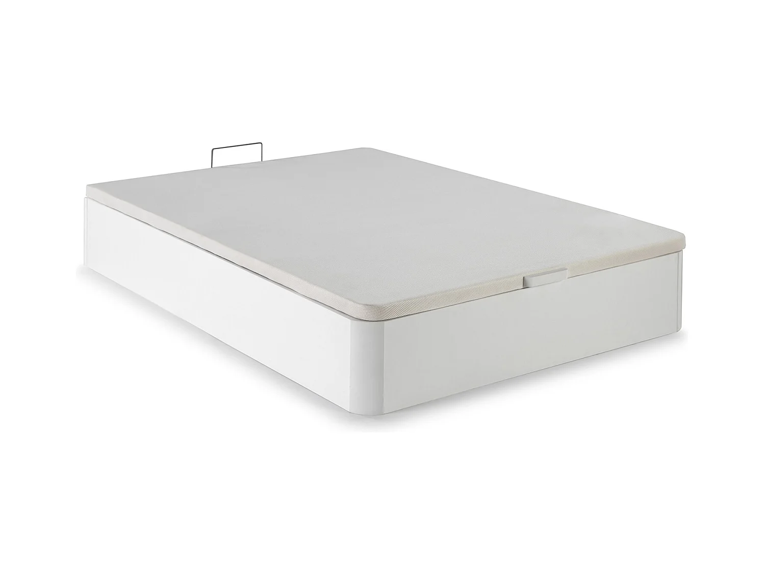 Canapé abatible 160x200 cm Gran Capacidad, Color Blanco