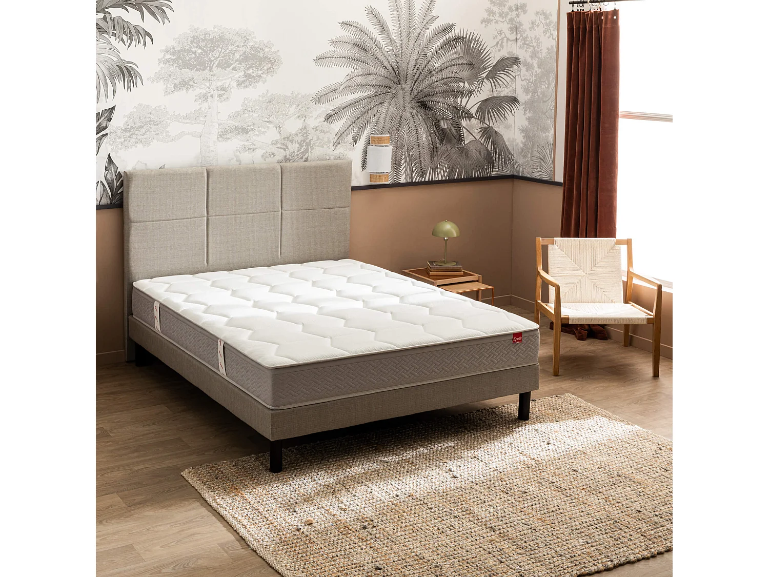 Matelas Epeda ressorts ensachés et mémoire de forme Destination 90x190