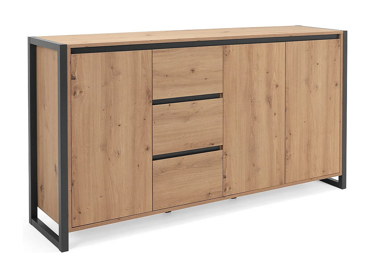 Sideboard mit 3 Türen und 3 Schubladen L160 cm - Denver