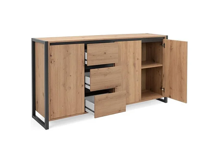 Sideboard mit 3 Türen und 3 Schubladen L160 cm - Denver