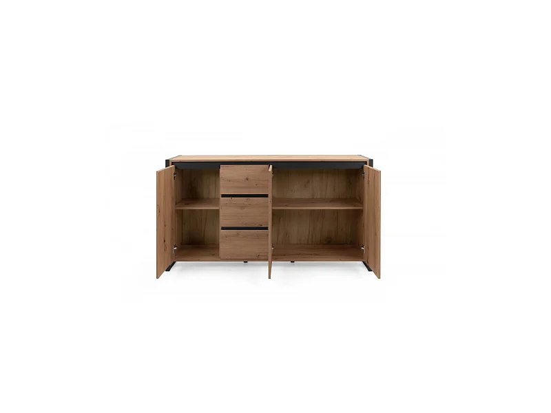 Sideboard mit 3 Türen und 3 Schubladen L160 cm - Denver