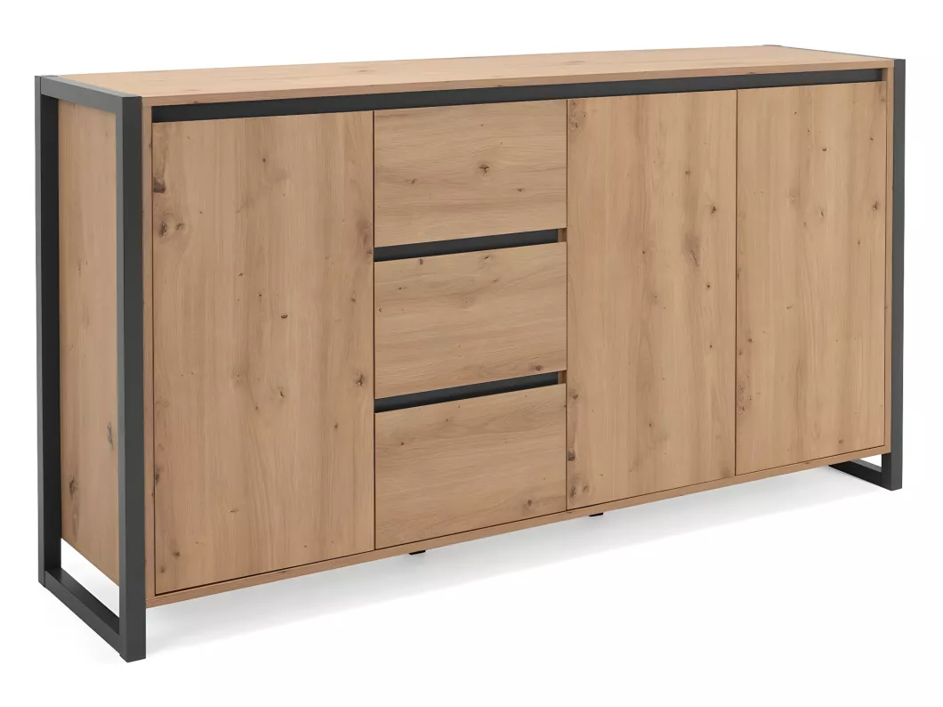 Kauf Unique Sideboard mit 3 Türen und 3 Schubladen L160 cm - Denver