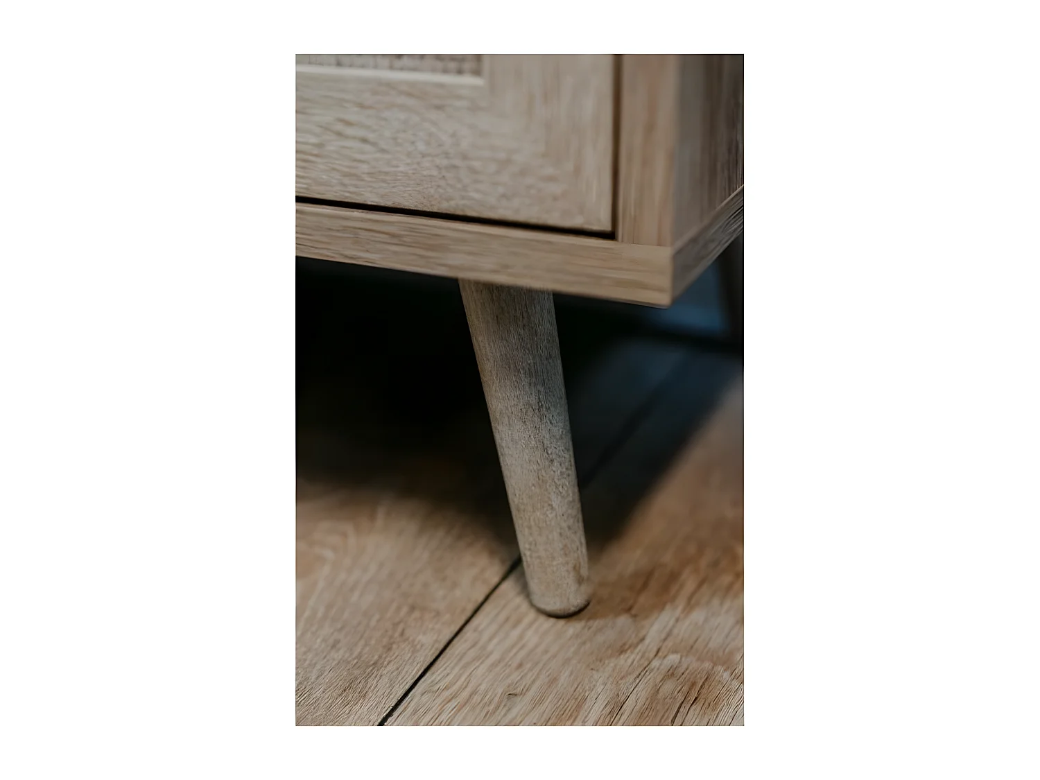 Dressoir met 3 Deuren L150 cm - Rotan afdruk - Bali