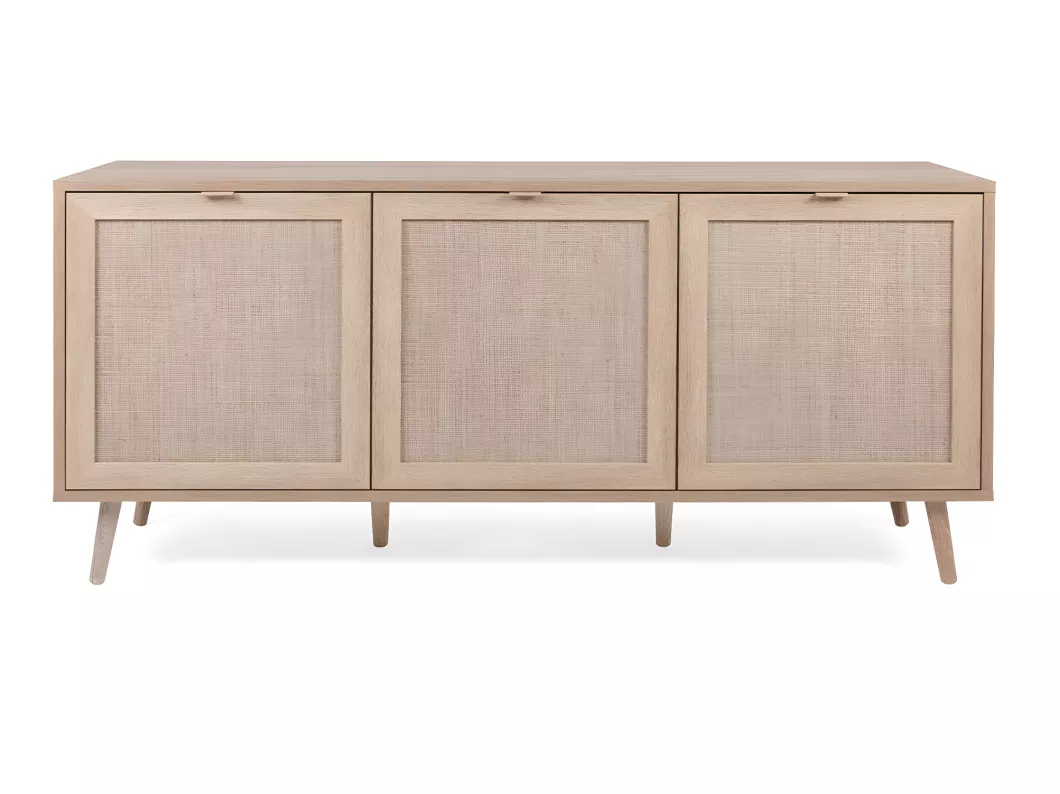 Kauf Unique Sideboard mit 3 Türen L150 cm - Rattan-Druck - Bali