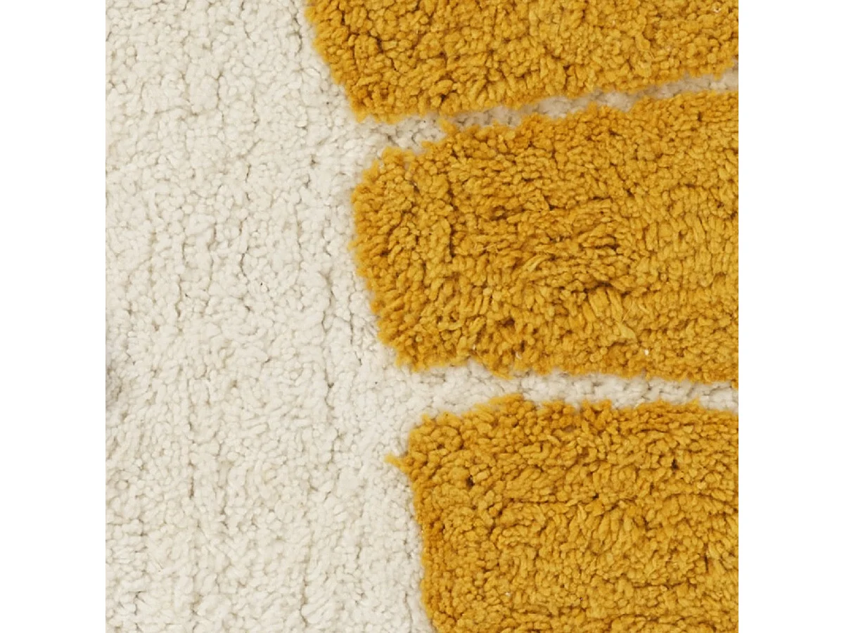 Tapis enfant rond en coton tufté 70x70cm