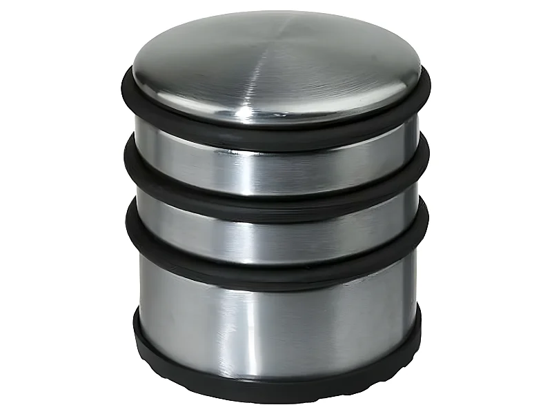 Stop Porte en Métal "Brain" 7cm Argent