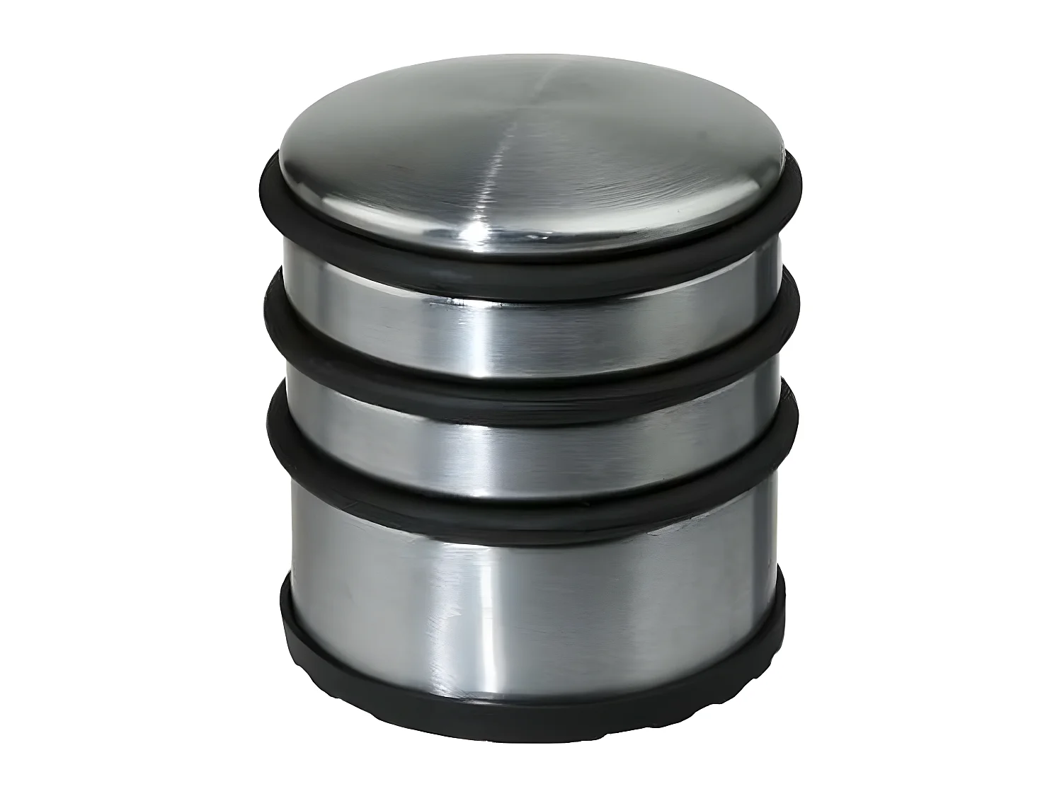 Stop Porte en Métal "Brain" 7cm Argent