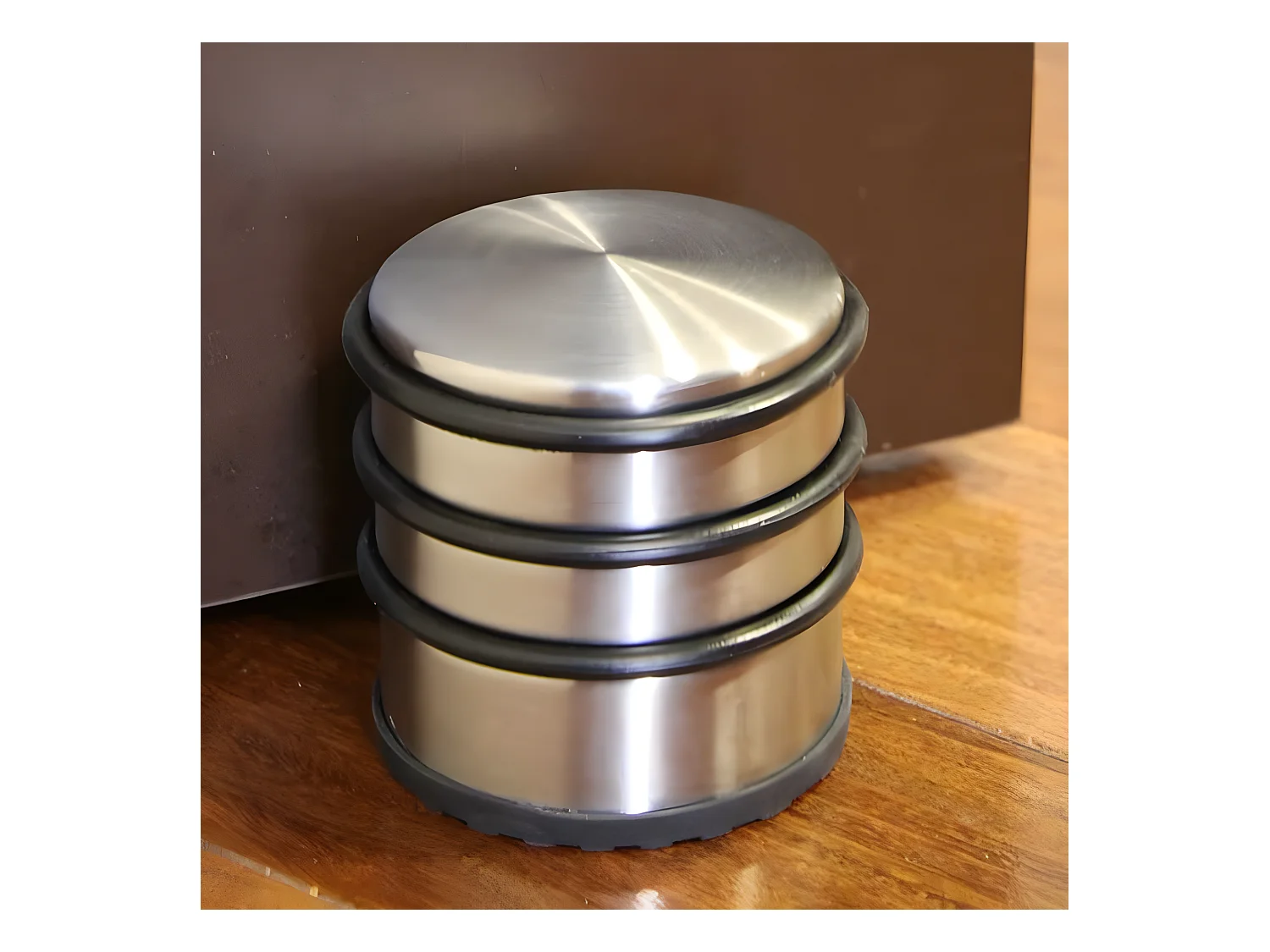 Stop Porte en Métal "Brain" 7cm Argent