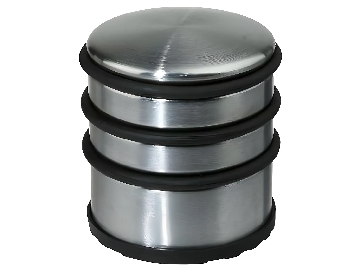 Stop Porte en Métal "Brain" 7cm Argent