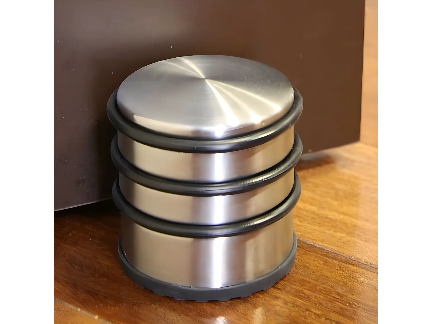 Stop Porte en Métal "Brain" 7cm Argent