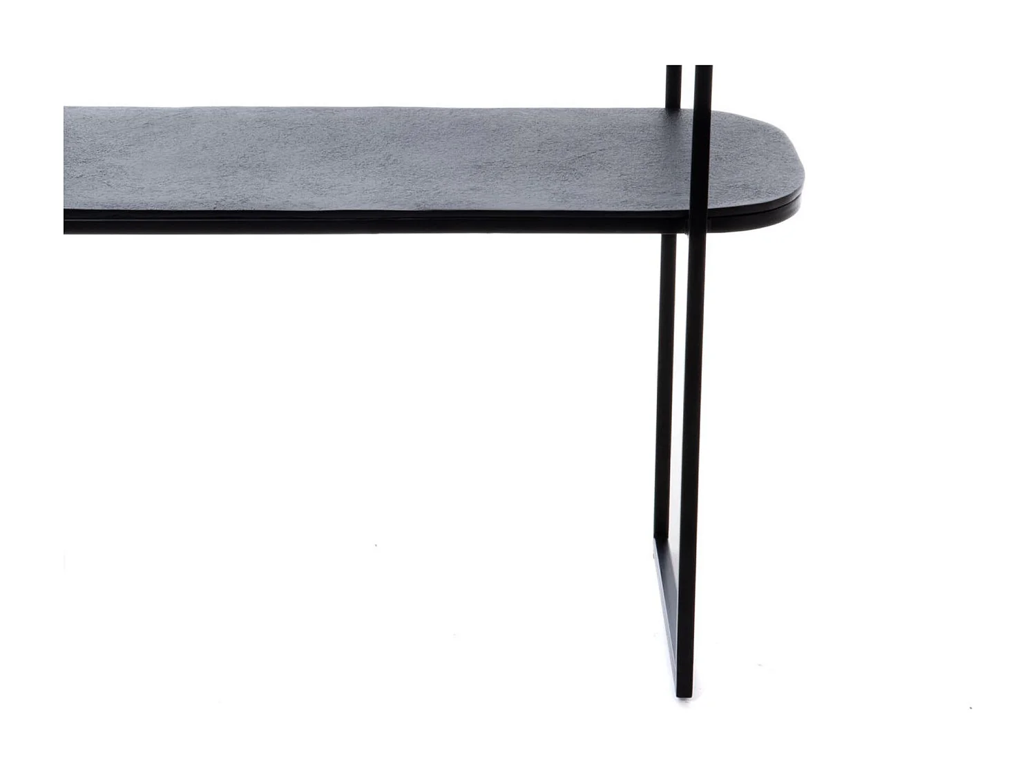 Console rectangulaire en fonte double plateau L116 - MILES