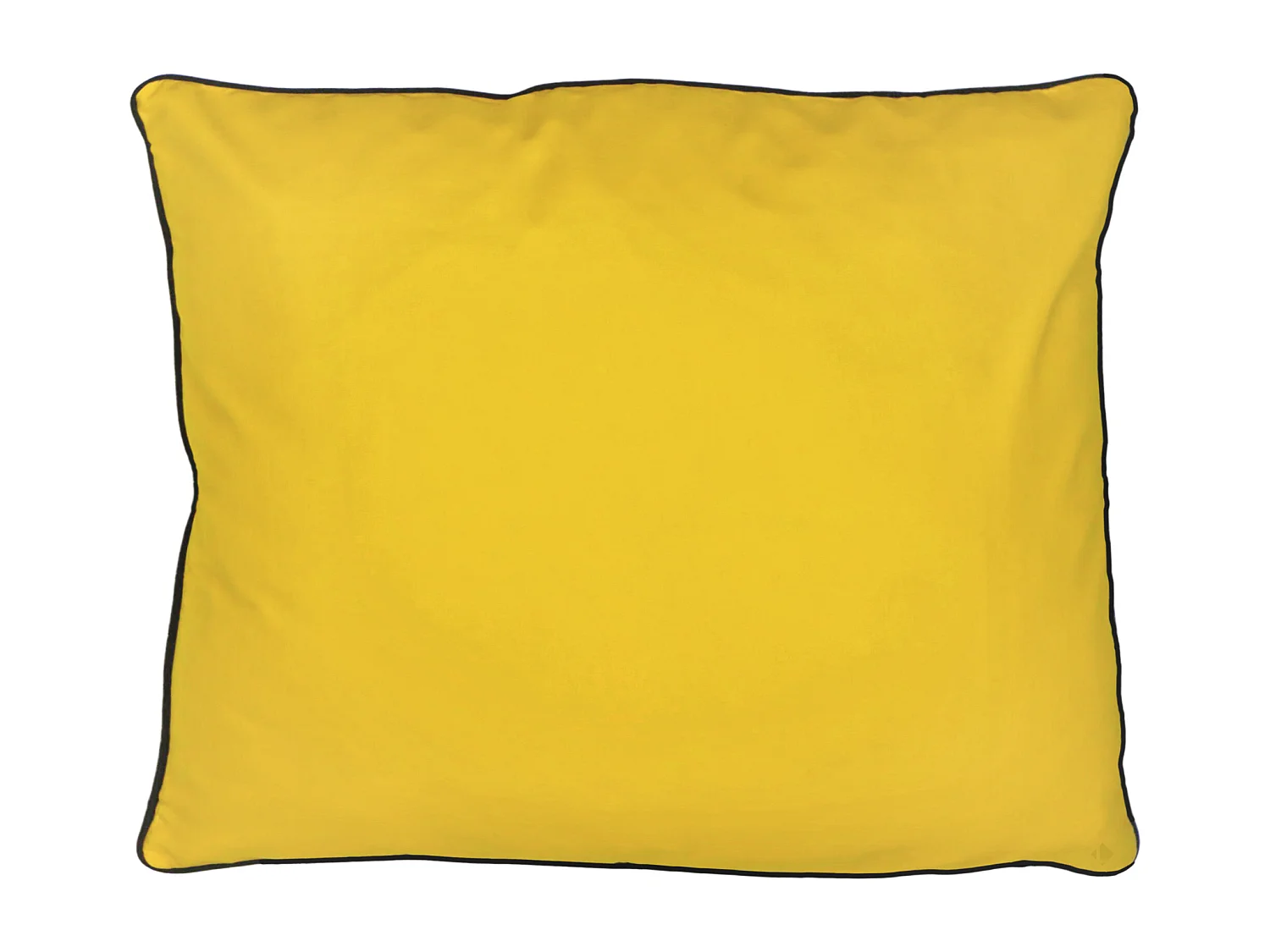 Housse de coussin 80x100 cm MONTSEGUR jaune Curcuma