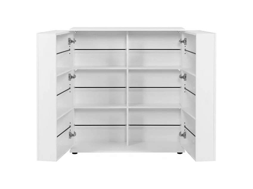 Schoenenkast 2 deuren - 24 paar - L100 x H110 cm