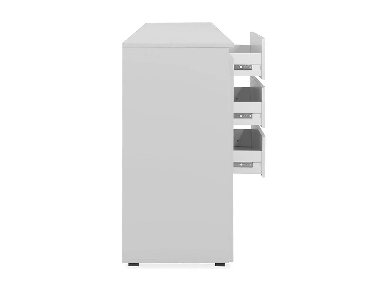 Buffet 3 portes 3 tiroirs et 2 étagères - L178,5 x H80 cm