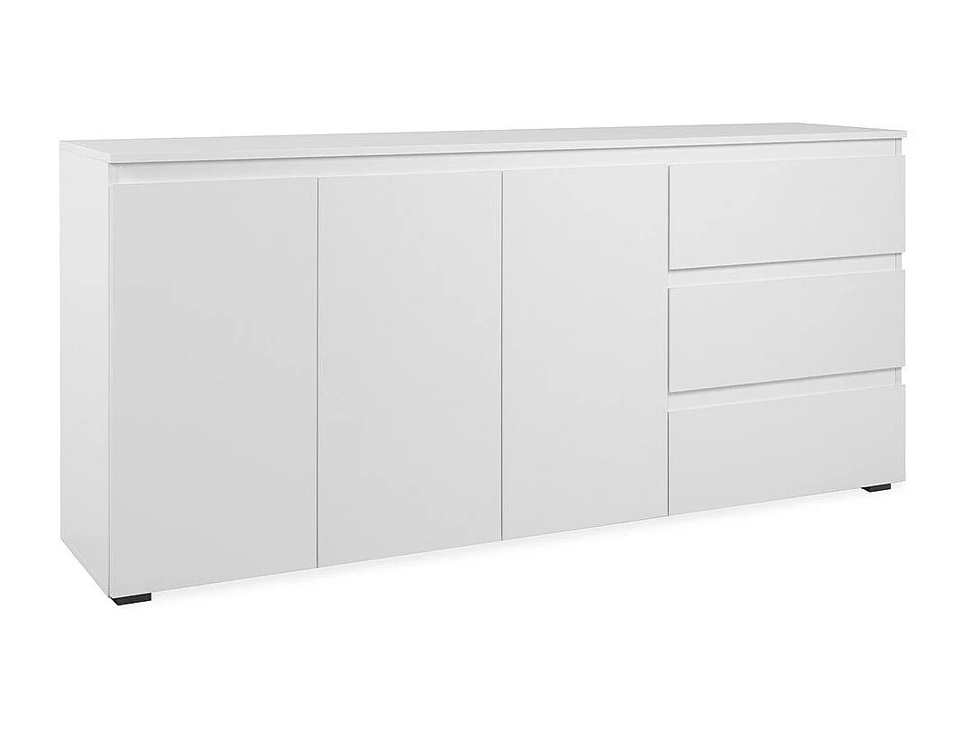 Kredens 3-drzwiowy z 3 szufladami i 2 półkami - szer. 178,5 x wys. 80 cm