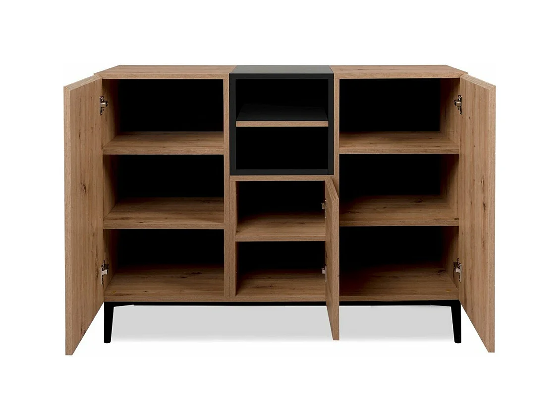 Anrichte 3 Türen 2 Nischen L120 cm - Nola