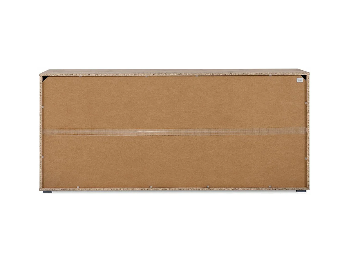 Buffet 3 portes 3 tiroirs et 2 étagères - L178,5 x H80 cm